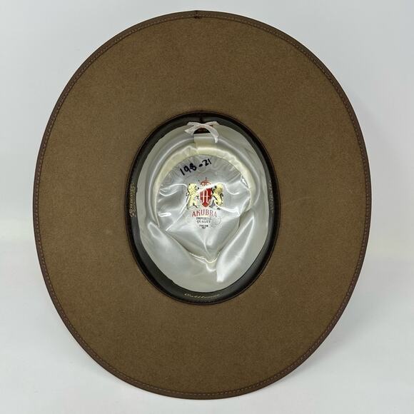 Akubra Australia Cattleman Hat SZ 54 cm Small Pure Fur Felt Western Southwestern - Picture 9 of 15